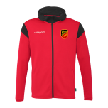 uhlsport FC Holzhausen Squad 27 Track Hood Jacke rot/schwarz