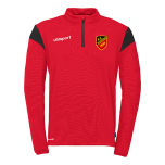 uhlsport FC Holzhausen Squad 27 1/4 Zip Top rot/schwarz