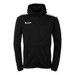 Kempa Emotion 27 Kapuzenjacke schwarz/weiss