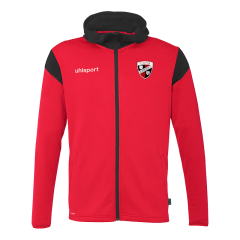 uhlsport FC Stetten/Salmendingen Squad 27 Track Hood Jacke rot/schwarz