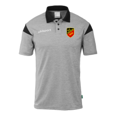 uhlsport FC Holzhausen Squad 27 Polo Shirt melange/schwarz