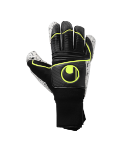 uhlsport Supergrip+ Flex Frame Carbon schwarz/fluo gelb