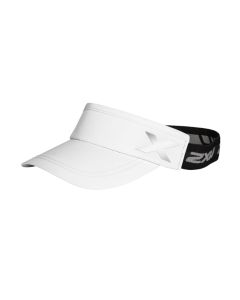 2XU Unisex Performance Visor, white/white